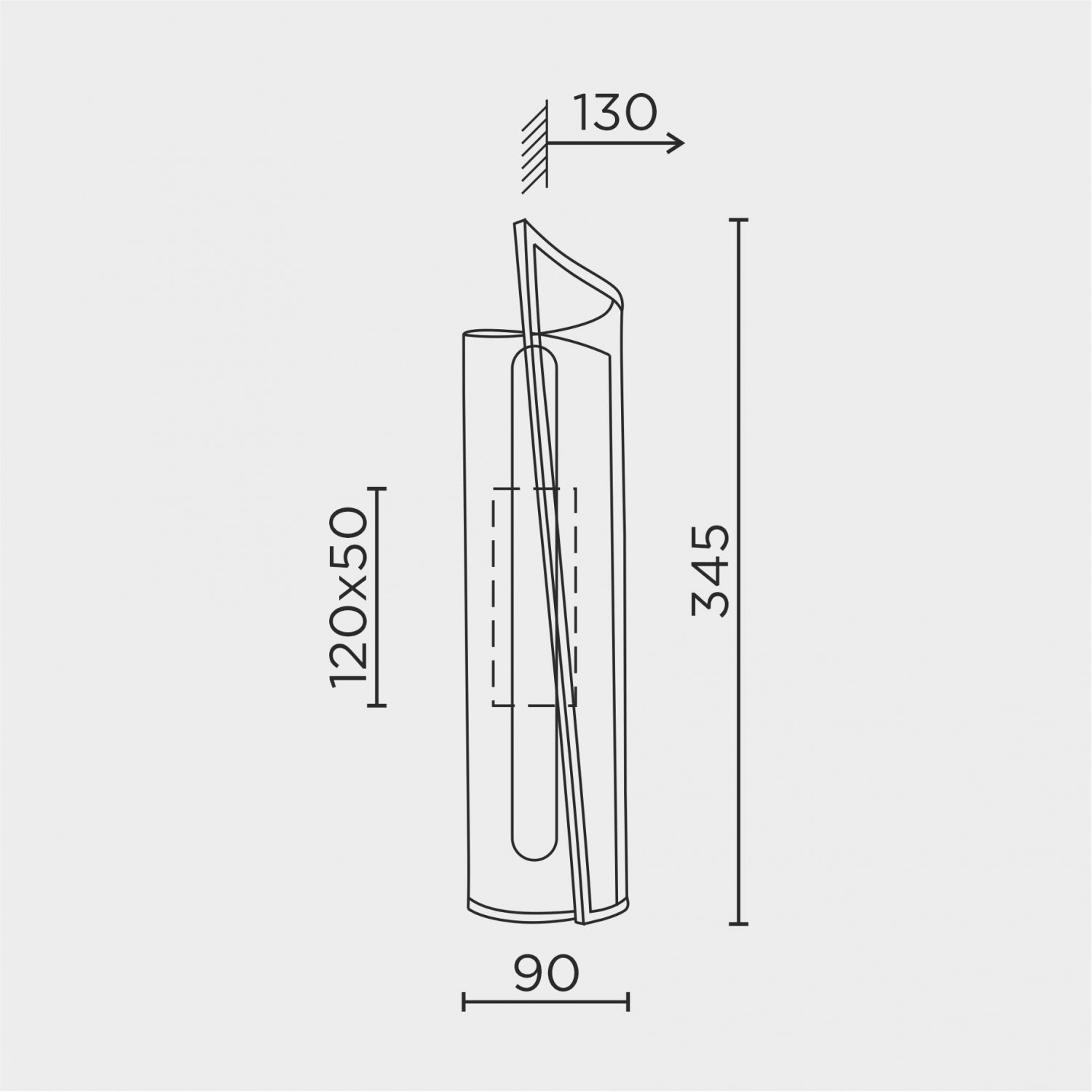 Настенный светильник LED4U L6298-01 GR