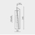 Настенный светильник LED4U L6298-01 GR