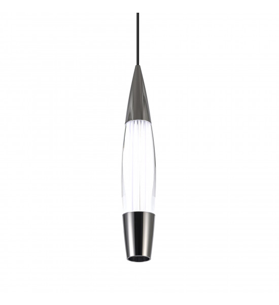 Подвесной светильник LED4U L7123-1 CR-BK Подвесной светильник LED4U L7123-1 CR-BK