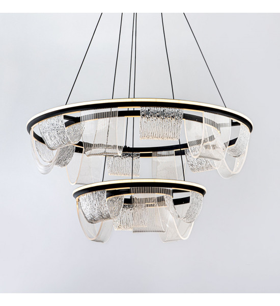 Подвесной светильник LED4U L7706-800-460 BK