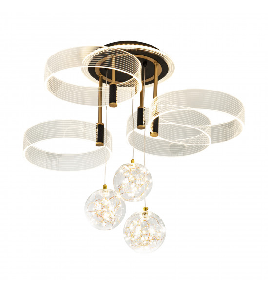 Потолочный светильник LED4U L1040-750 BK
