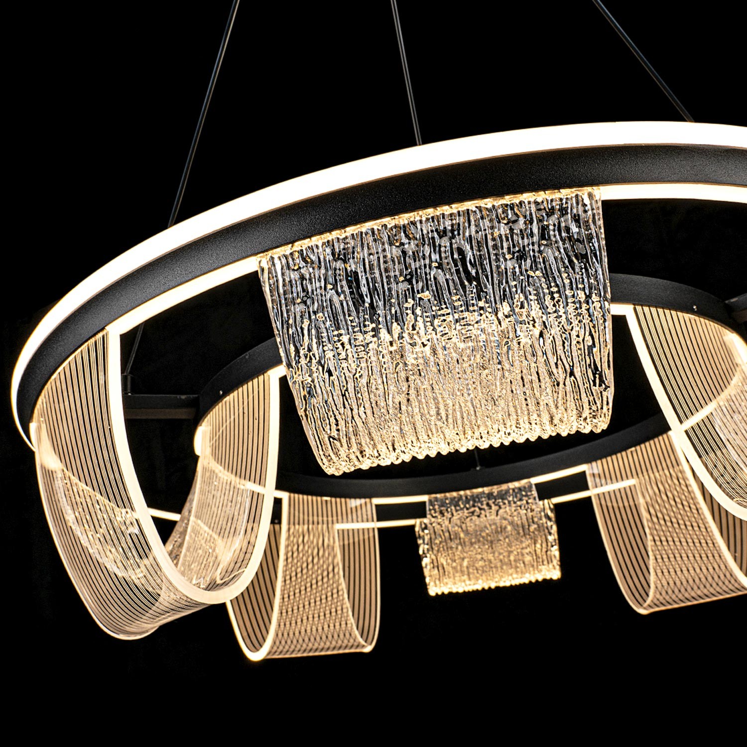 Подвесной светильник LED4U L7706-630 BK