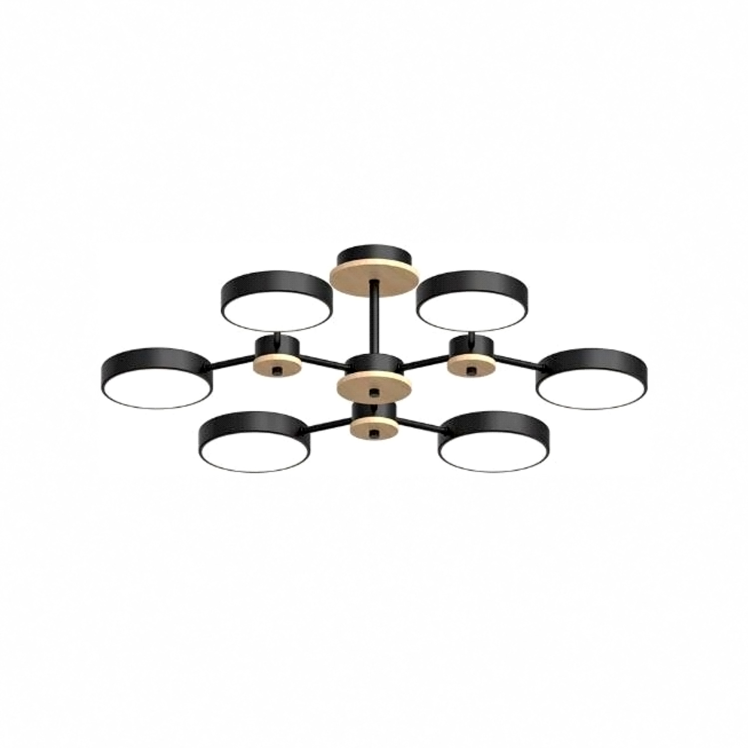 Потолочный светильник LED4U L3216-730 BK