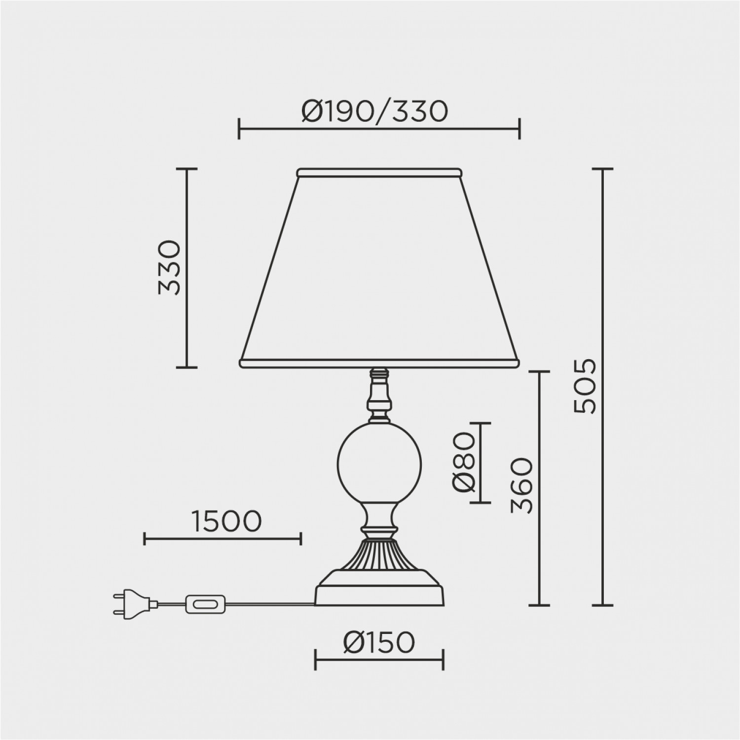 Настольный светильник LED4U L9923 WG