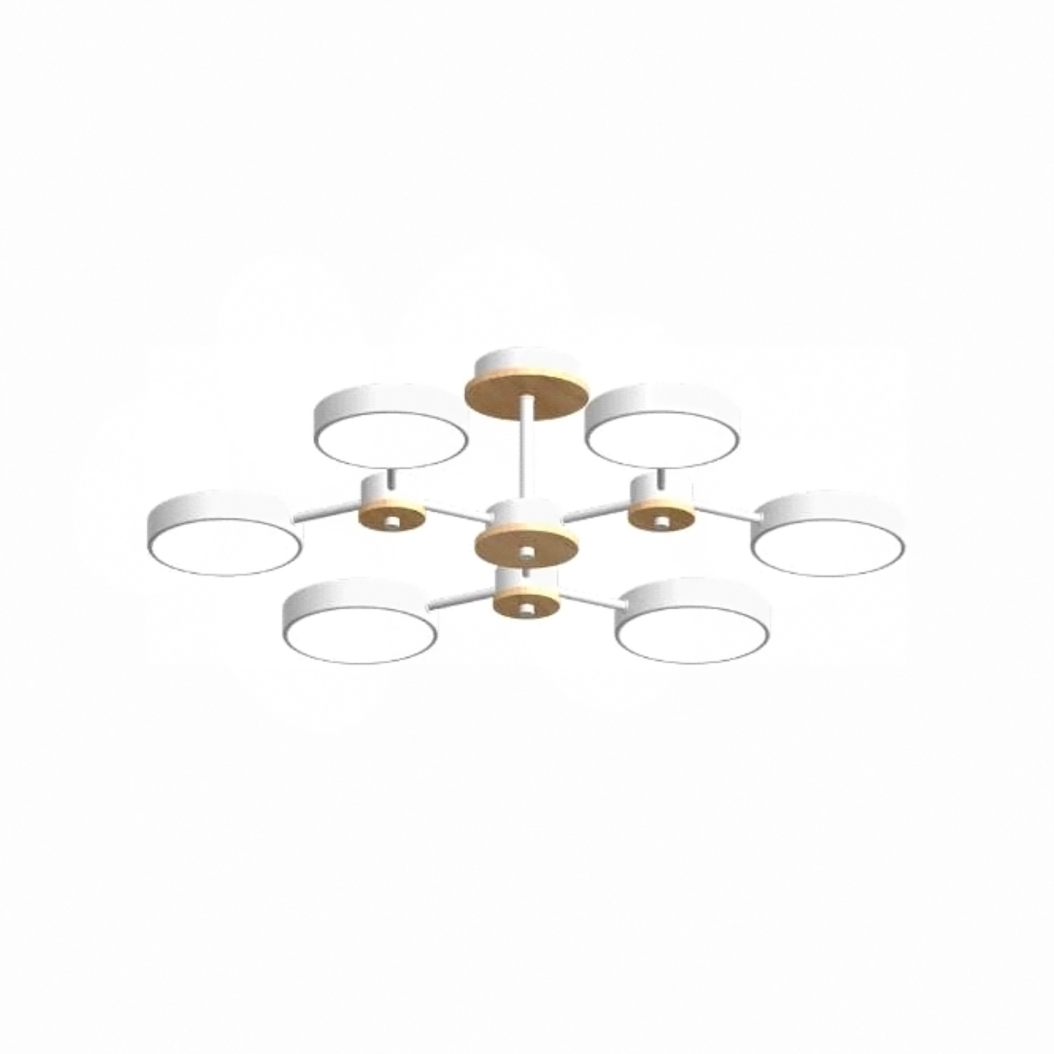 Потолочный светильник LED4U L3216-730 WH