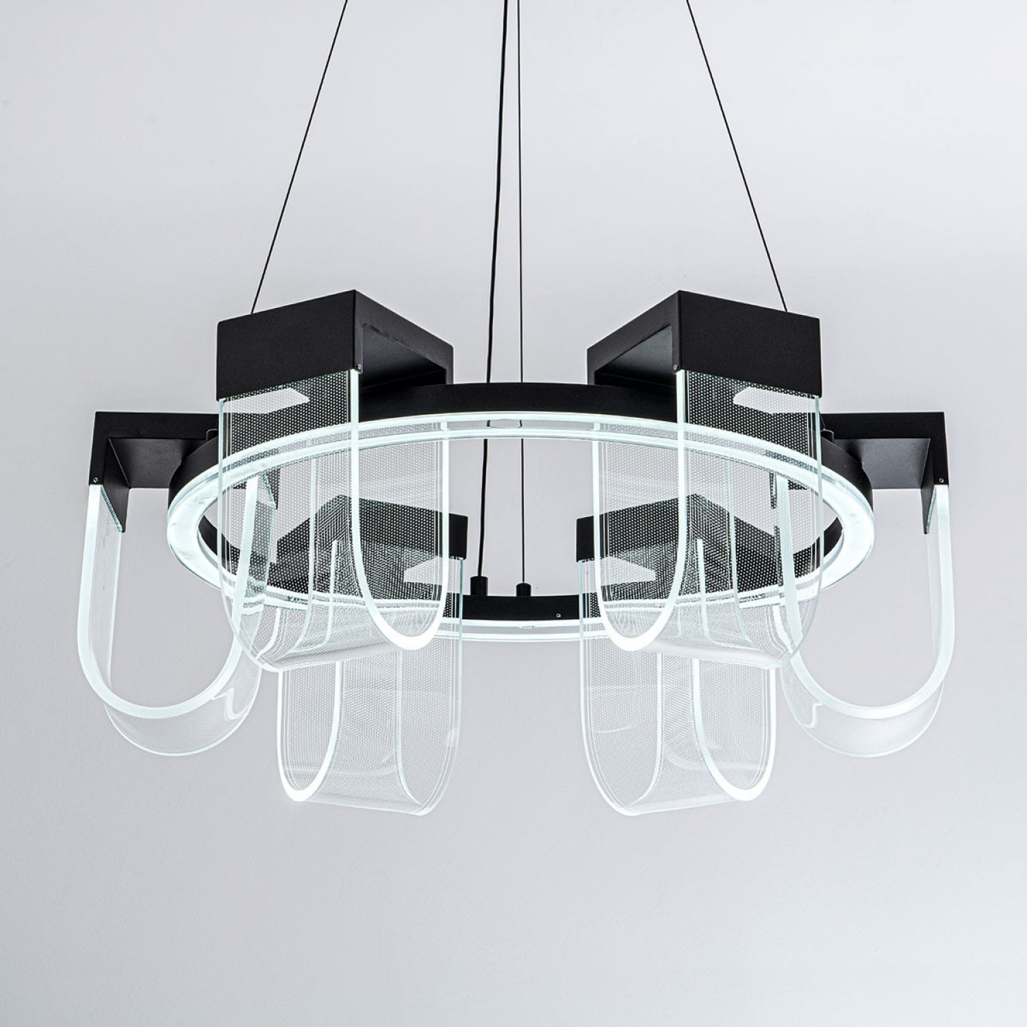 Подвесной светильник LED4U L7707-600 BK