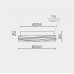 Потолочный светильник LED4U L1117-300 CR