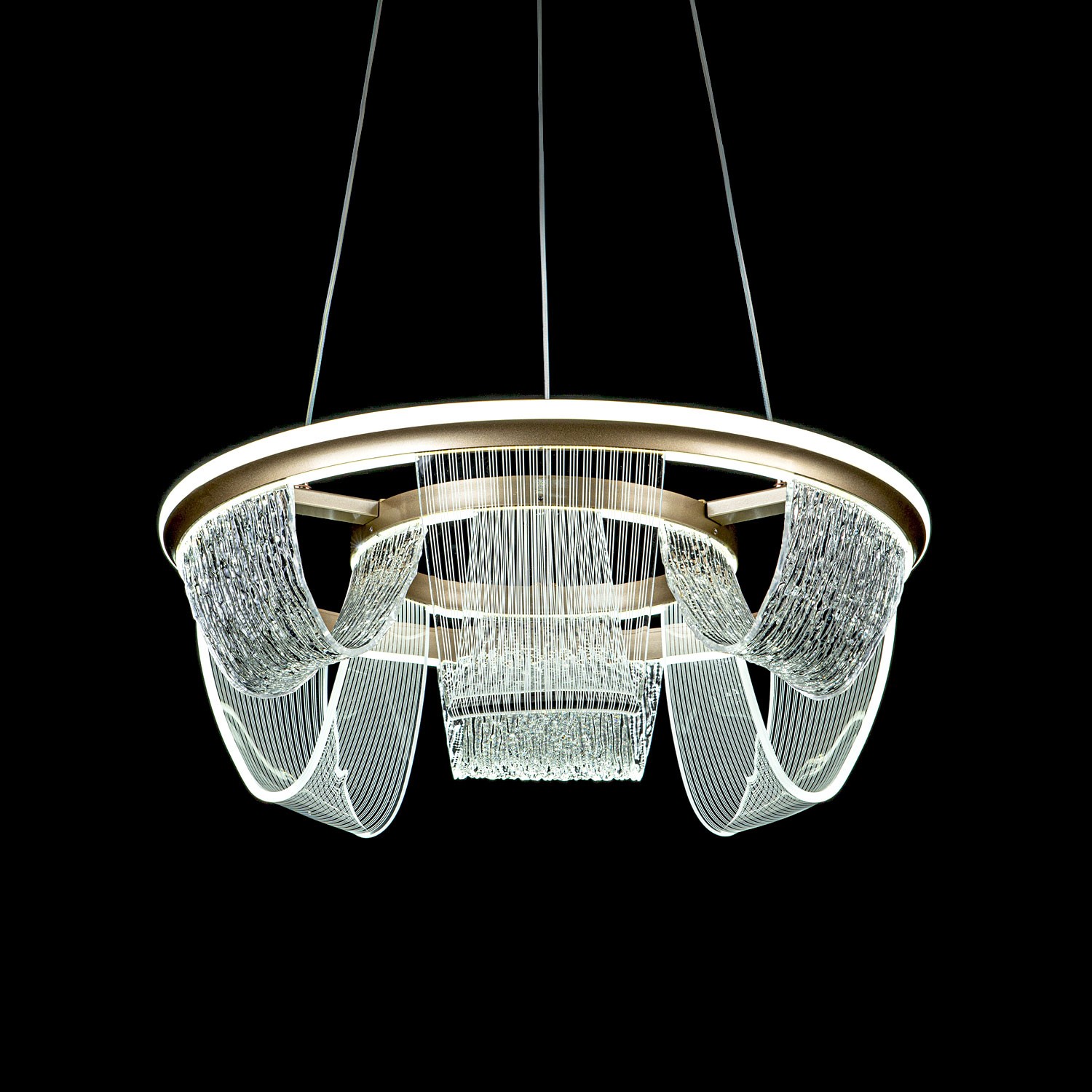 Подвесной светильник LED4U L7706-460 GD