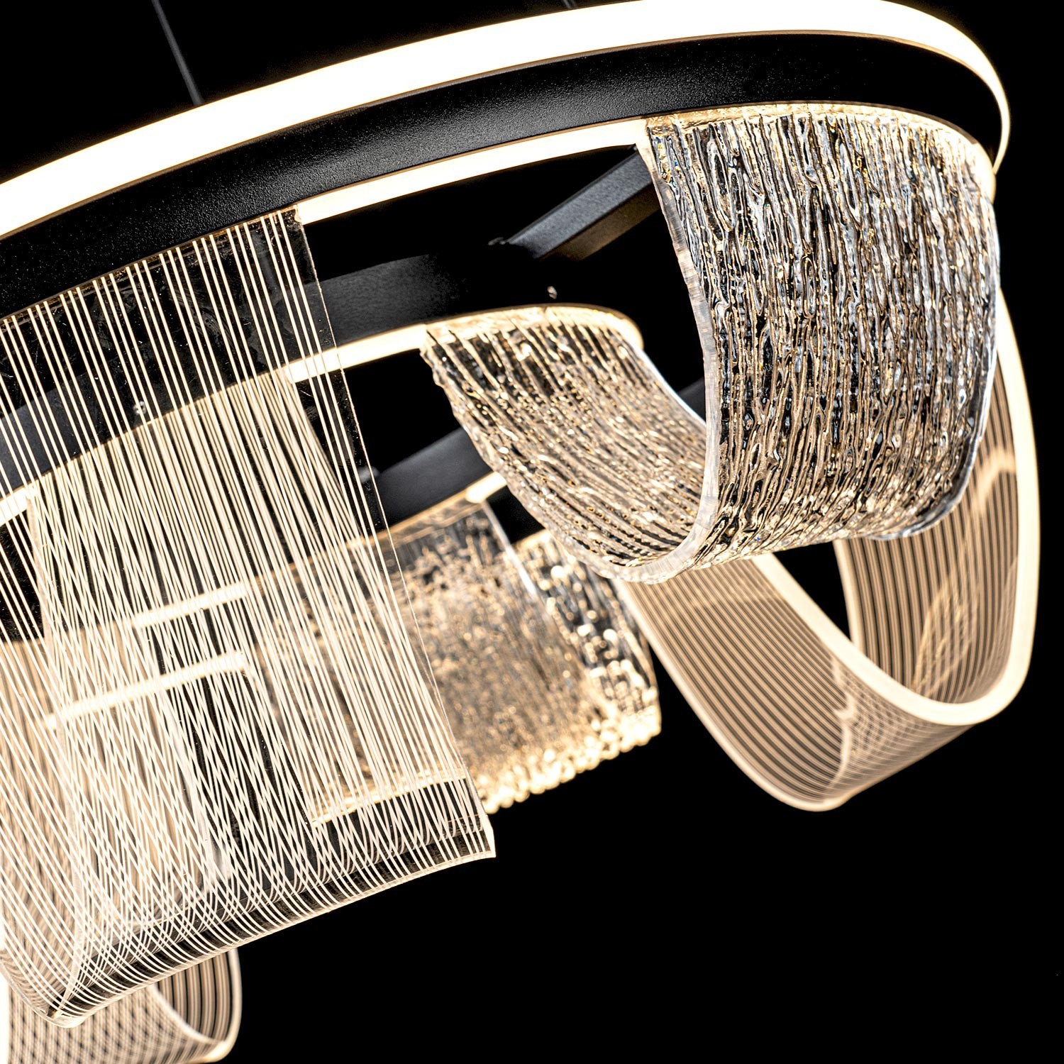 Подвесной светильник LED4U L7706-460 BK