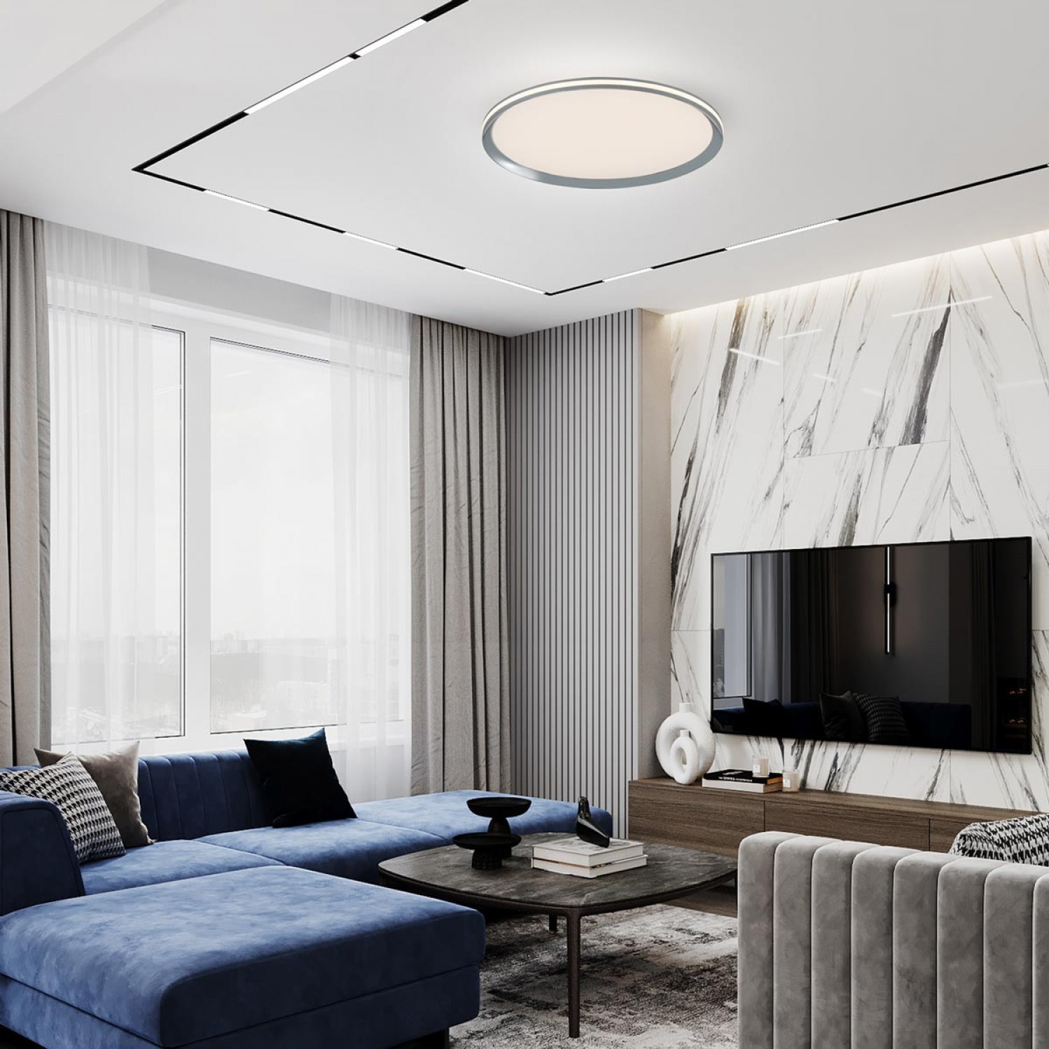Потолочный светильник LED4U L3020-500 CR