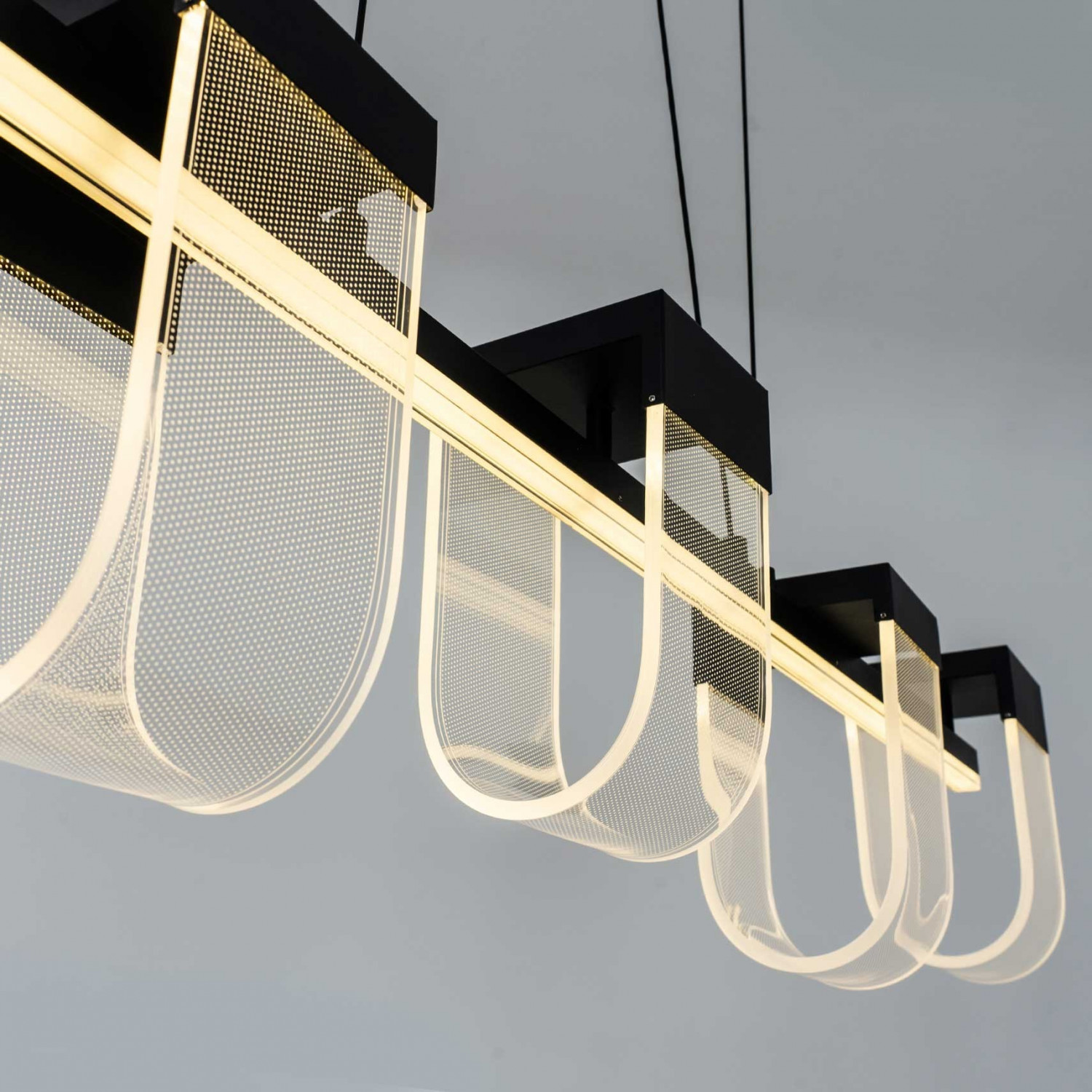 Подвесной светильник LED4U L7707-1200 BK