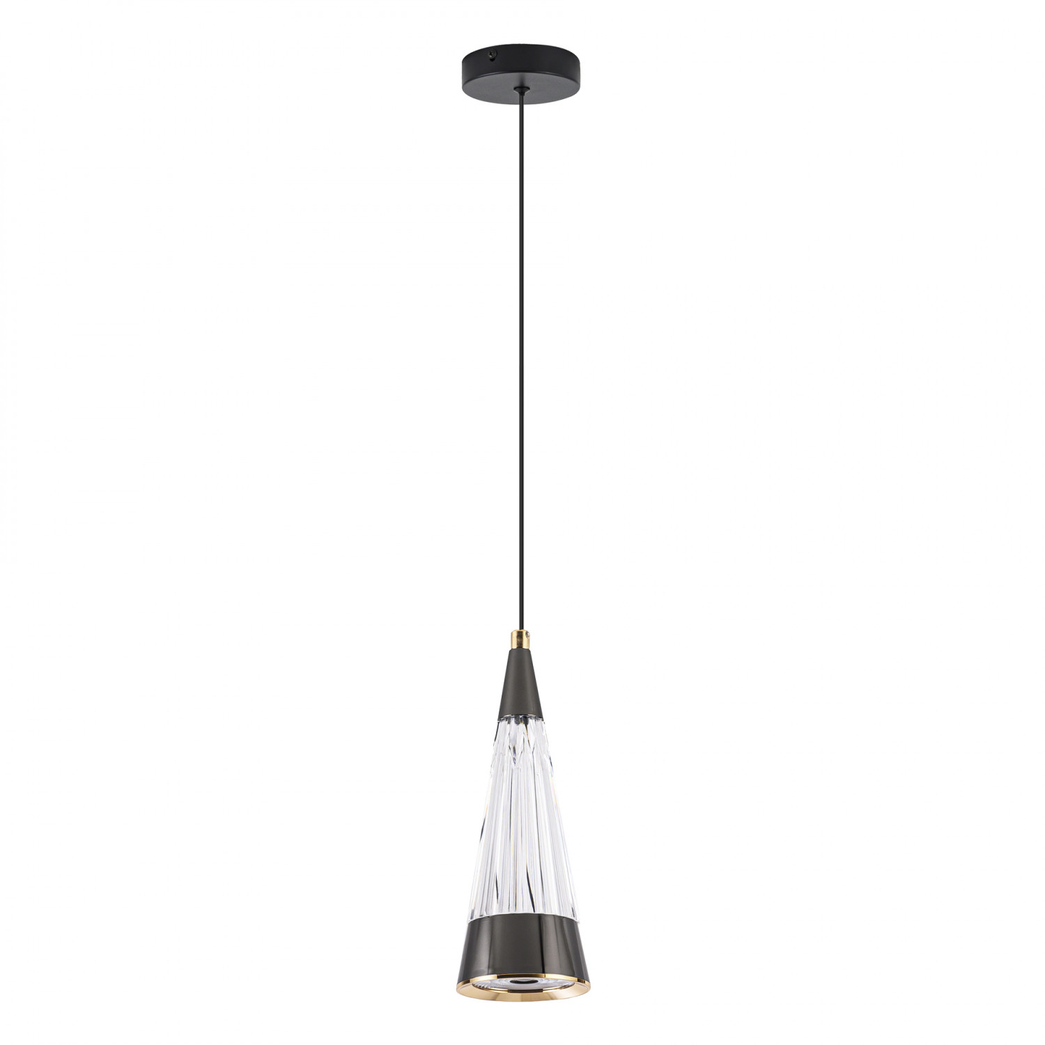 Подвесной светильник LED4U L7121-1 СR-BK