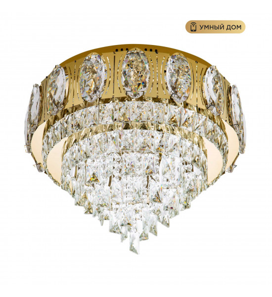 Потолочная люстра LED4U L9438-500 GD с УД Потолочная люстра LED4U L9438-500 GD с УД