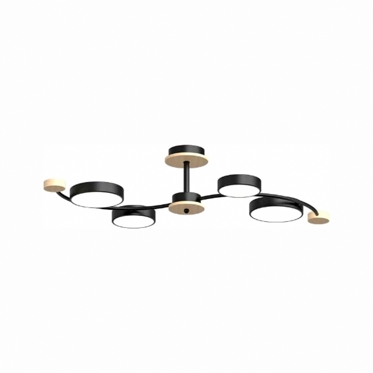 Потолочный светильник LED4U L3206-800 BK