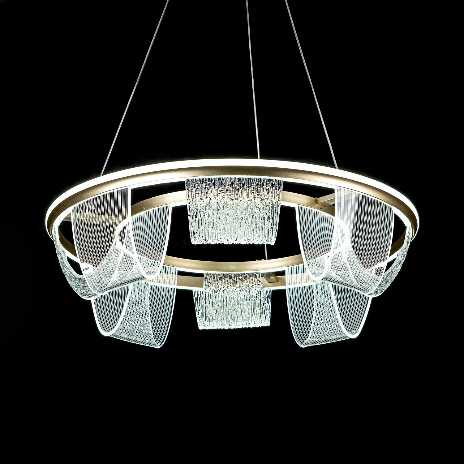 Подвесной светильник LED4U L7706-630 GD
