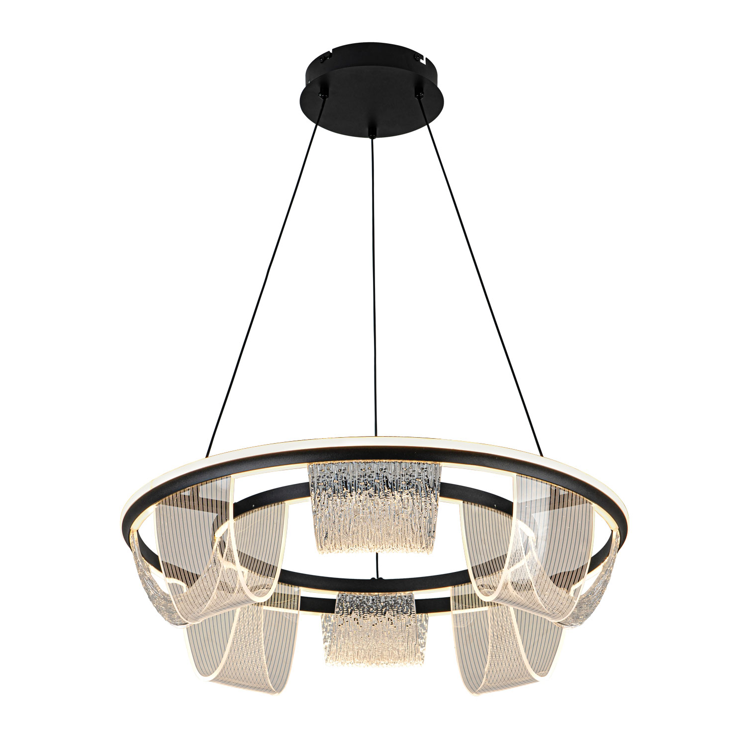 Подвесной светильник LED4U L7706-630 BK
