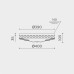 Потолочный светильник LED4U L1146-400 GD