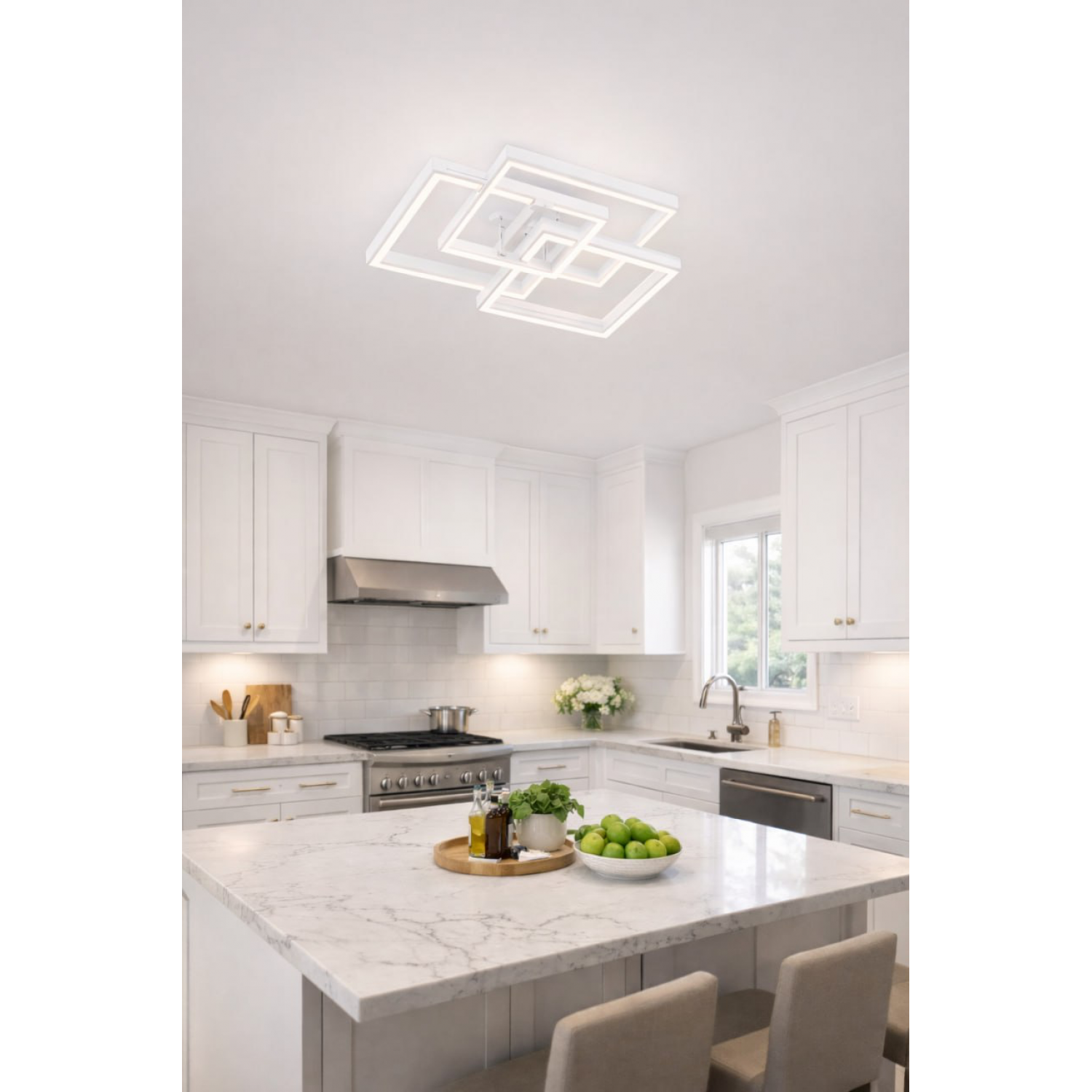 Потолочный светильник LED4U L11015-4 WH