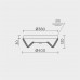 Потолочный светильник LED4U L1190-400 CR