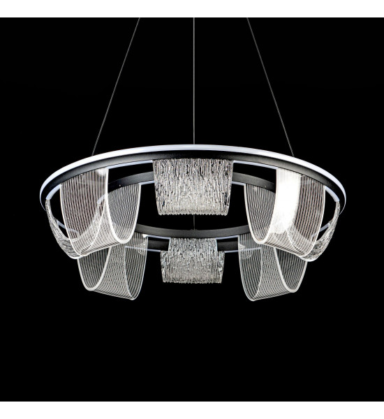 Подвесной светильник LED4U L7706-630 BK Подвесной светильник LED4U L7706-630 BK