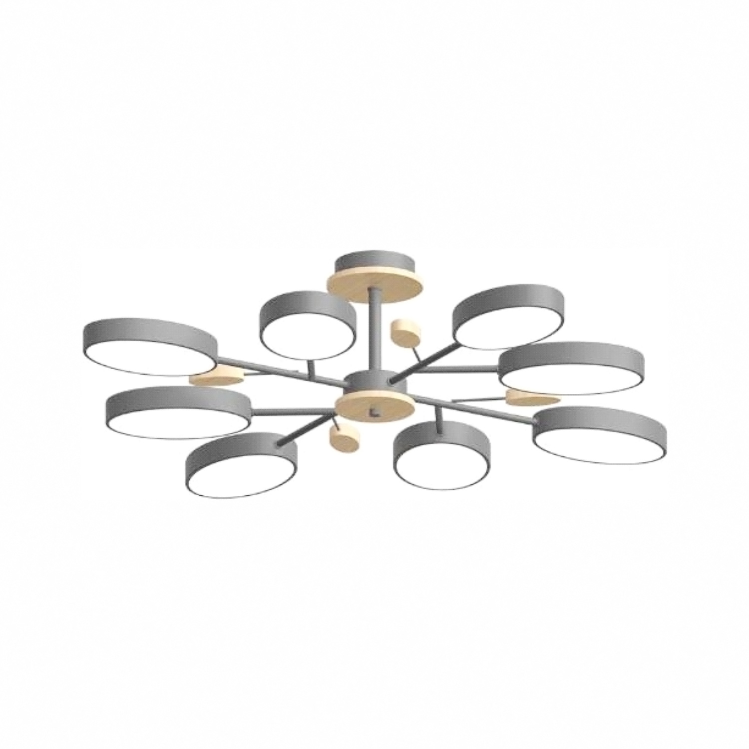 Потолочный светильник LED4U L3221-850 GR