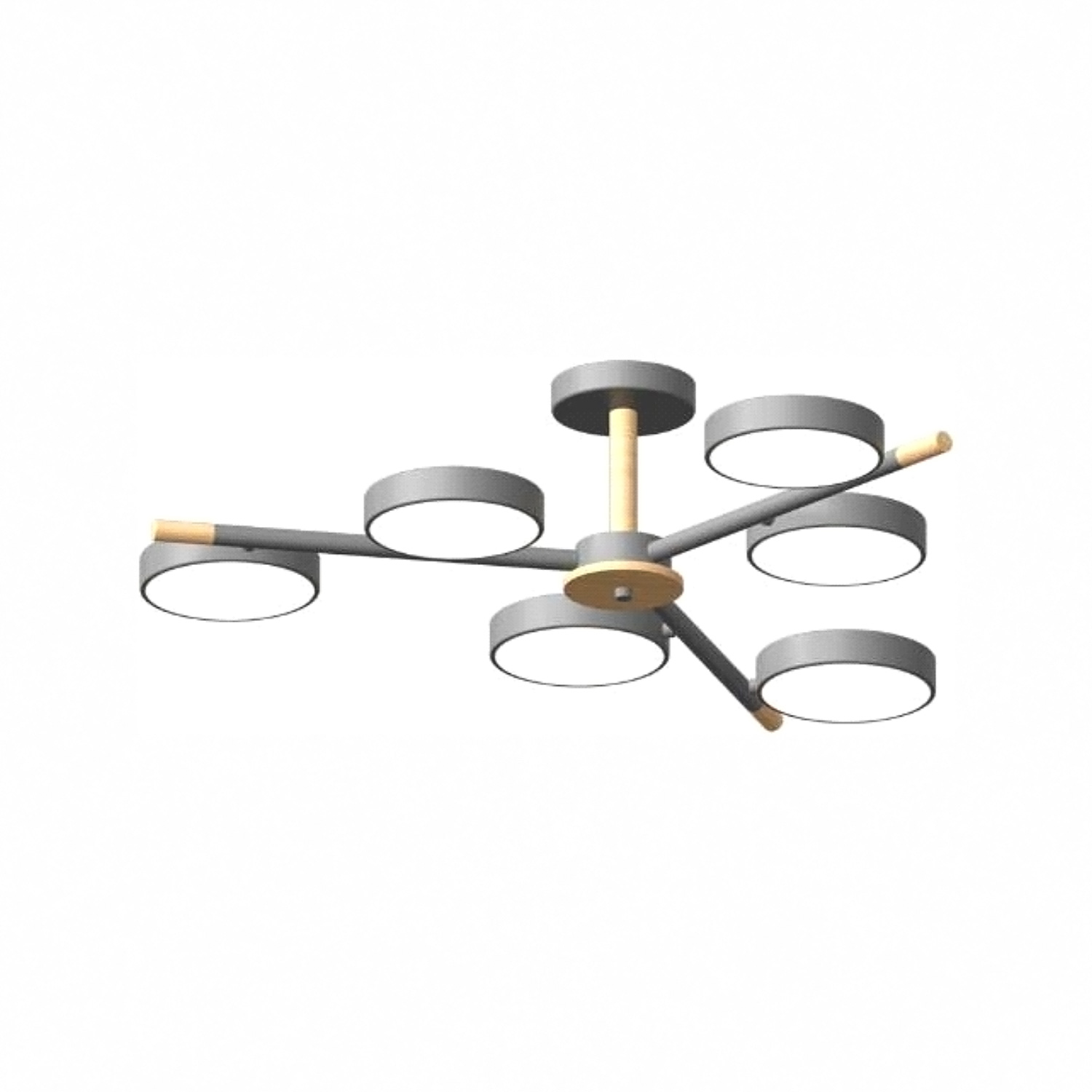 Потолочный светильник LED4U L3208-800 GR