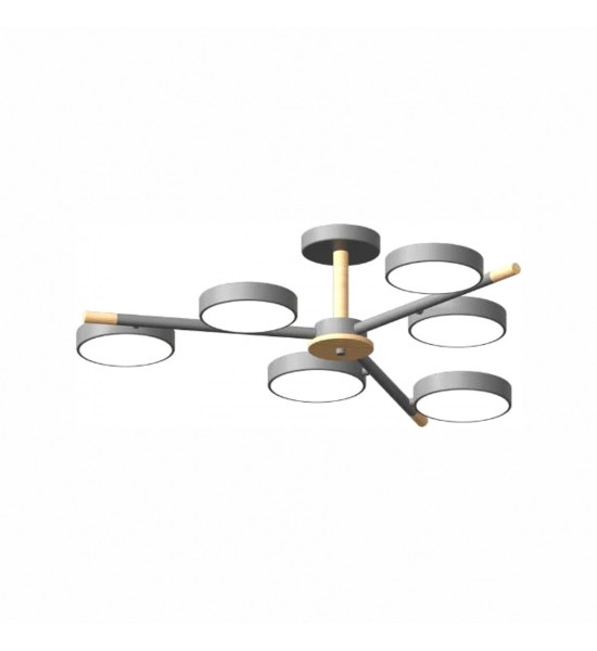Потолочный светильник LED4U L3208-800 GR Потолочный светильник LED4U L3208-800 GR