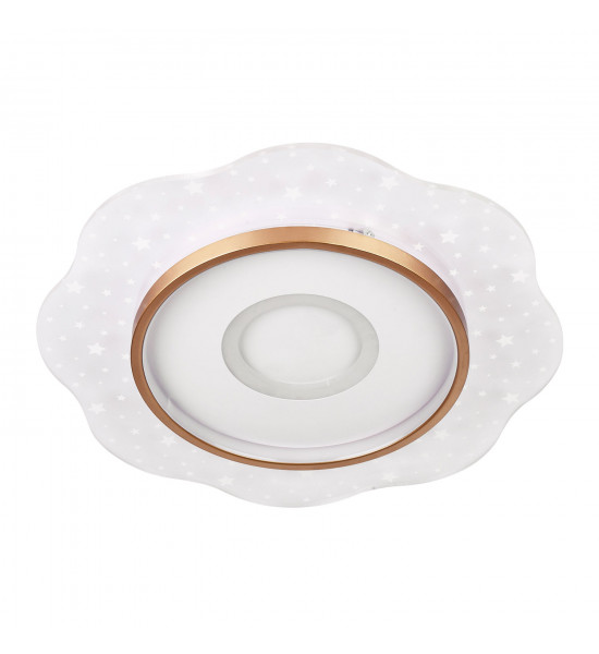 Потолочный светильник LED4U L1028-500 WH-GD Потолочный светильник LED4U L1028-500 WH-GD