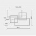 Потолочный светильник LED4U L11046-4 BK