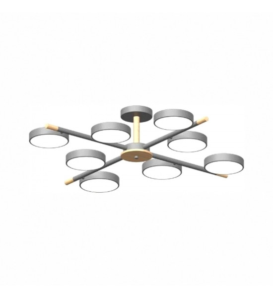 Потолочный светильник LED4U L3209-860 GR Потолочный светильник LED4U L3209-860 GR