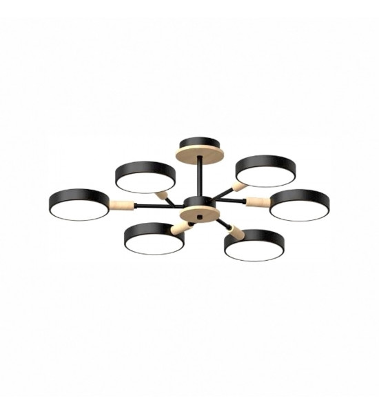 Потолочный светильник LED4U L3218-740 BK