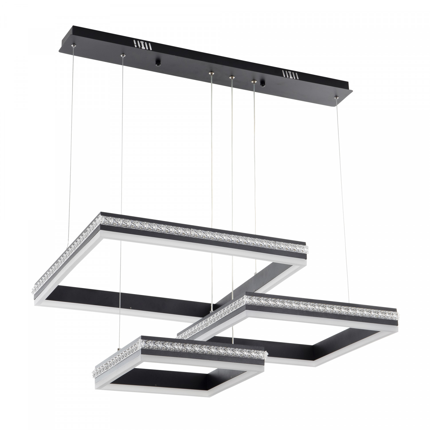 Подвесной светильник LED4U 8596-500-400-300 BK