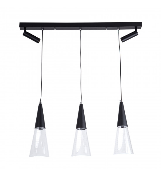 Подвесной светильник LED4U L7105-5 BK Подвесной светильник LED4U L7105-5 BK