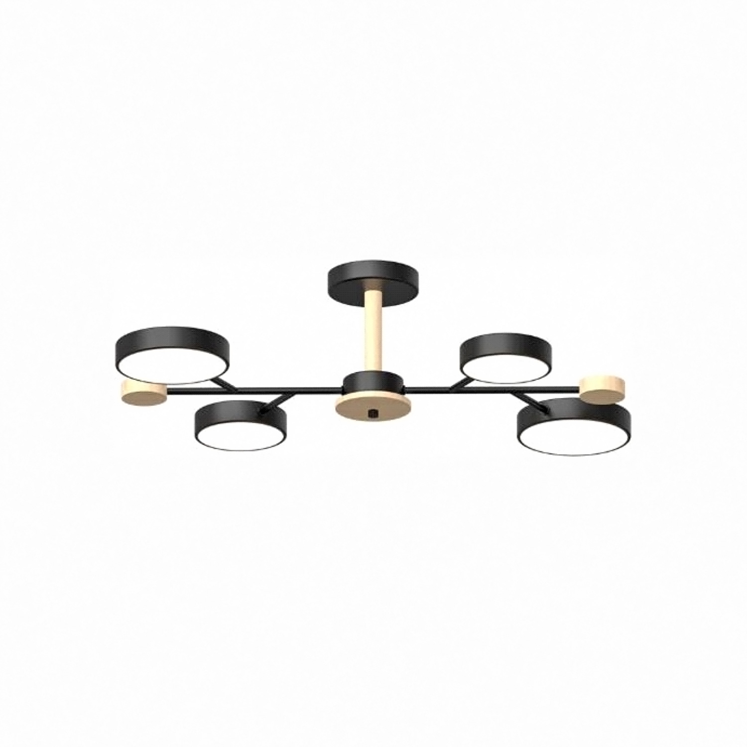 Потолочный светильник LED4U L3213-670 BK