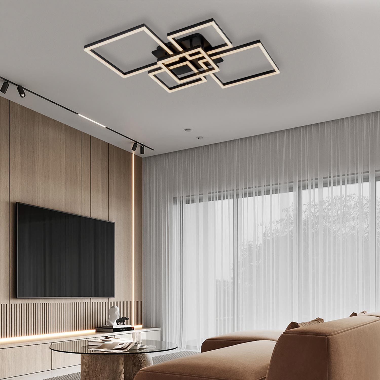 Потолочный светильник LED4U L11041-5 BK