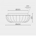 Потолочный светильник LED4U L1115-400 CR