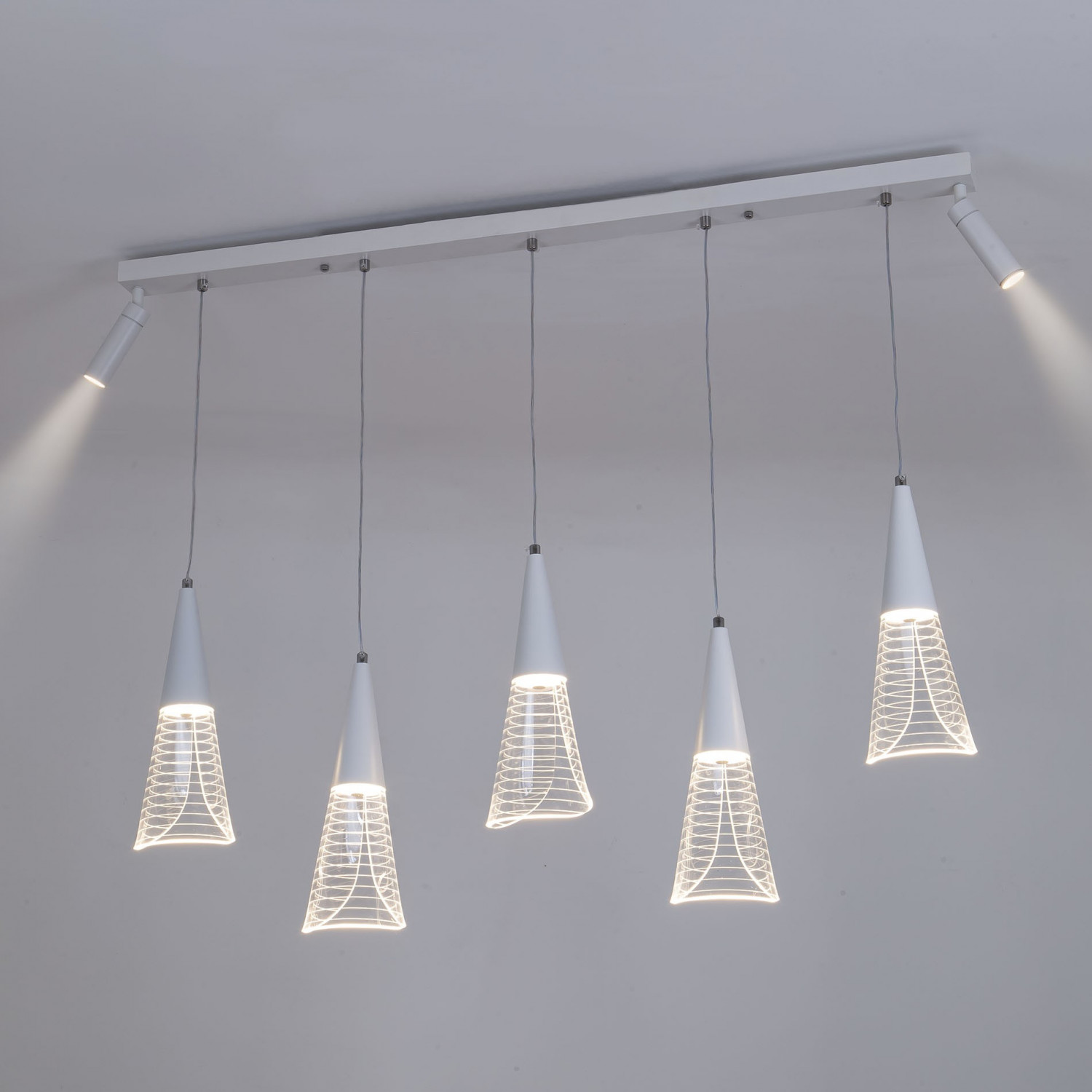 Подвесной светильник LED4U L7105-7 WТ