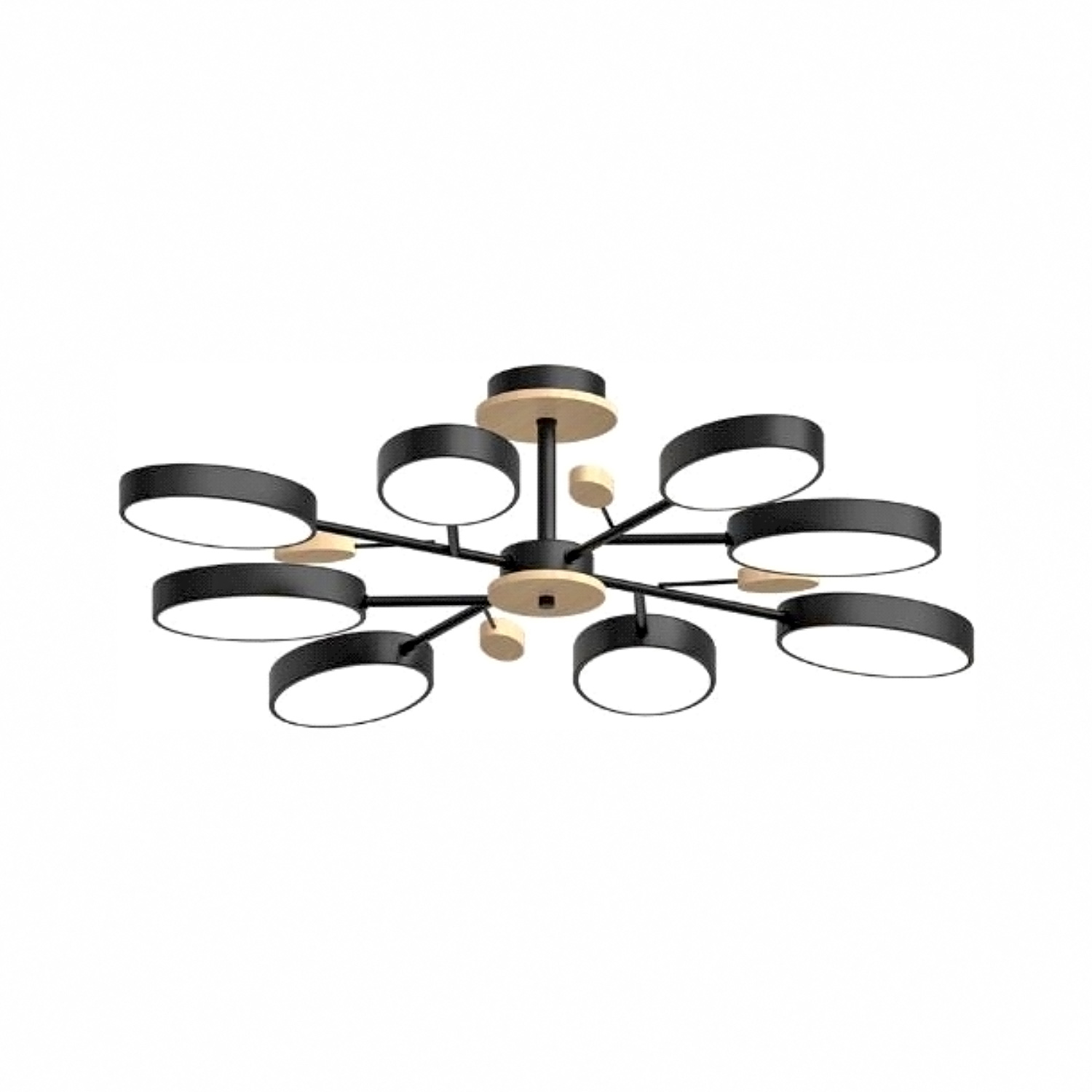 Потолочный светильник LED4U L3221-850 BK