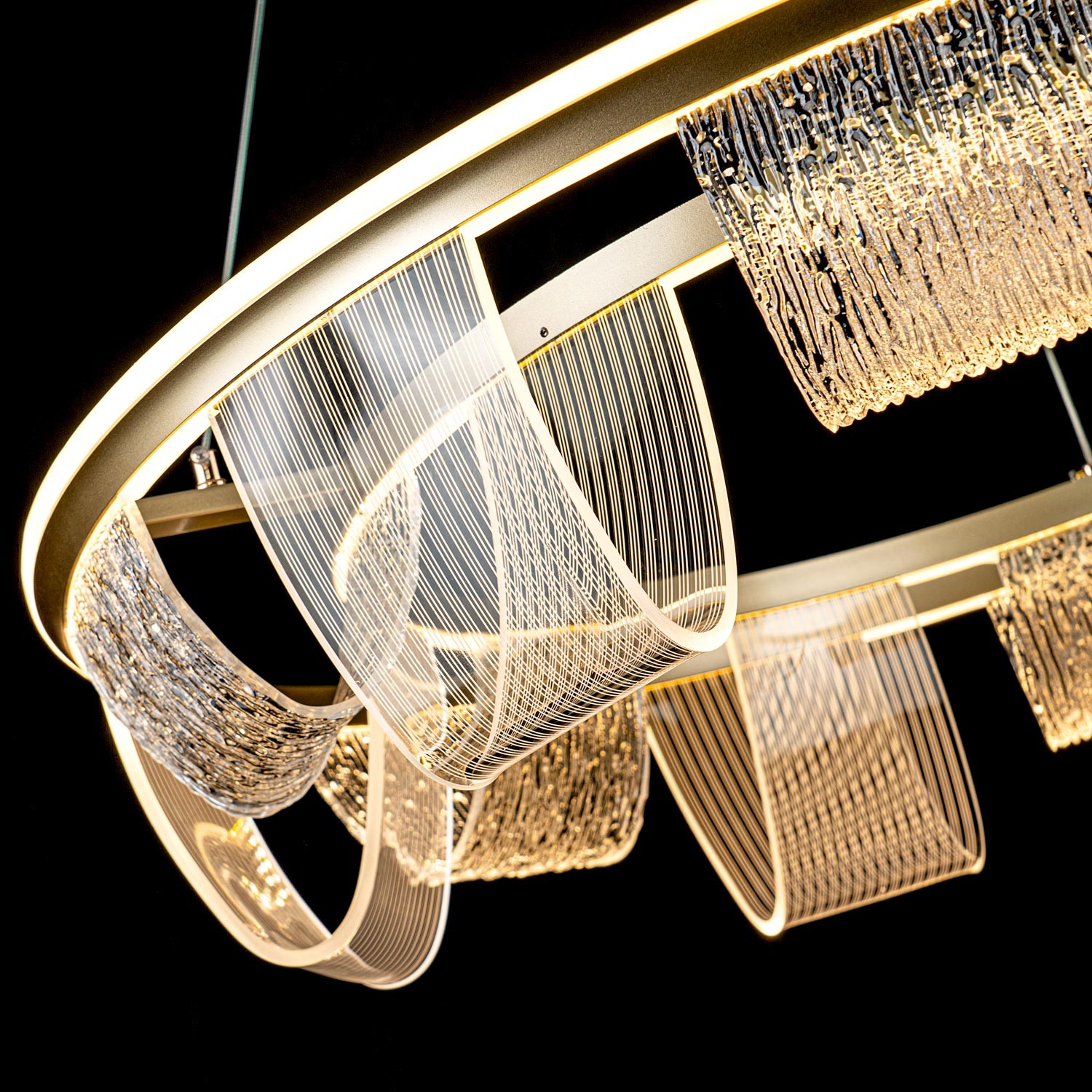 Подвесной светильник LED4U L7706-800 GD