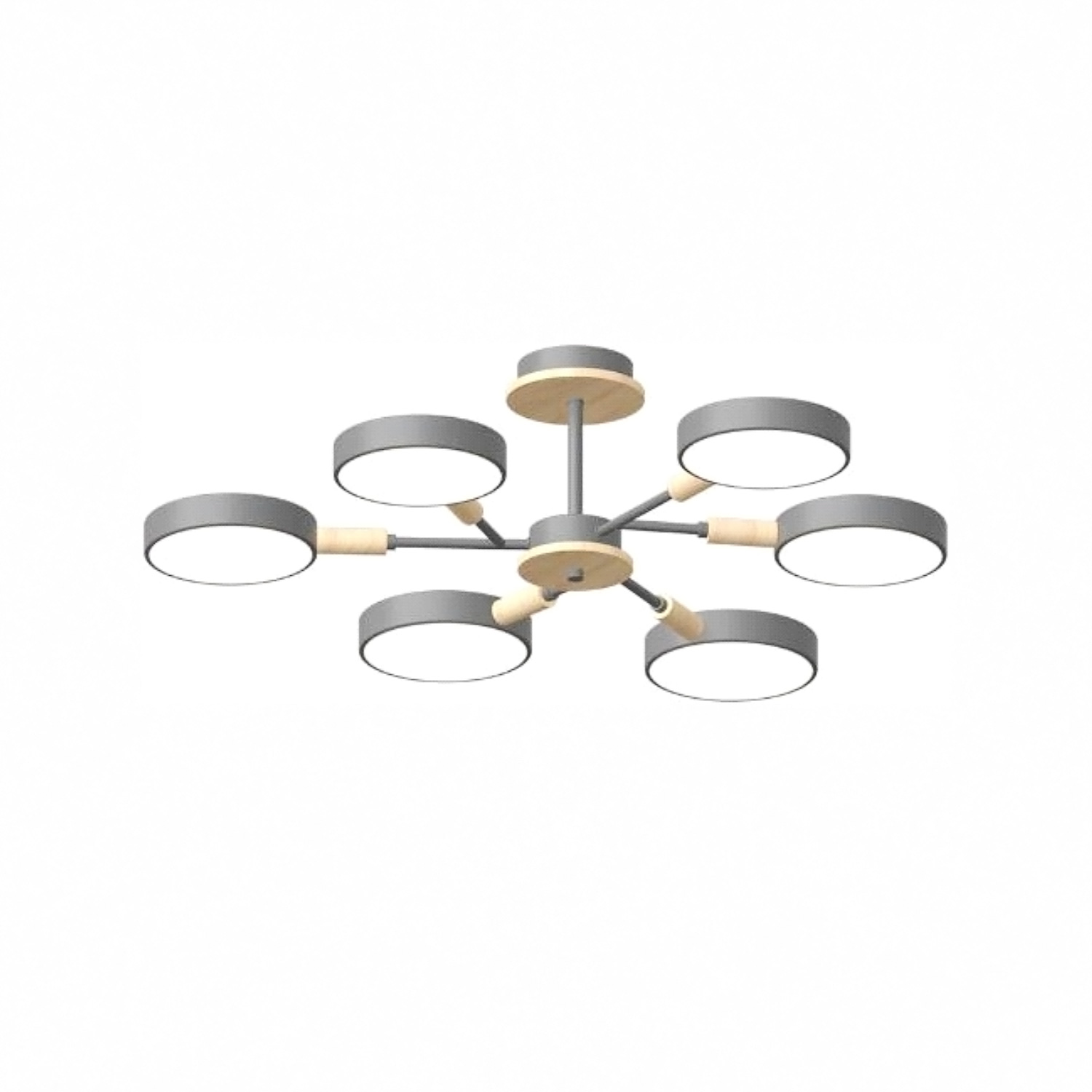 Потолочный светильник LED4U L3218-740 GR