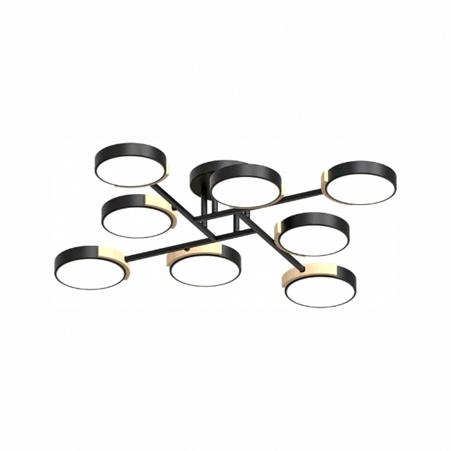 Потолочный светильник LED4U L3212-840 BK