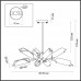 Люстра на штанге Lumion 6537/8C None