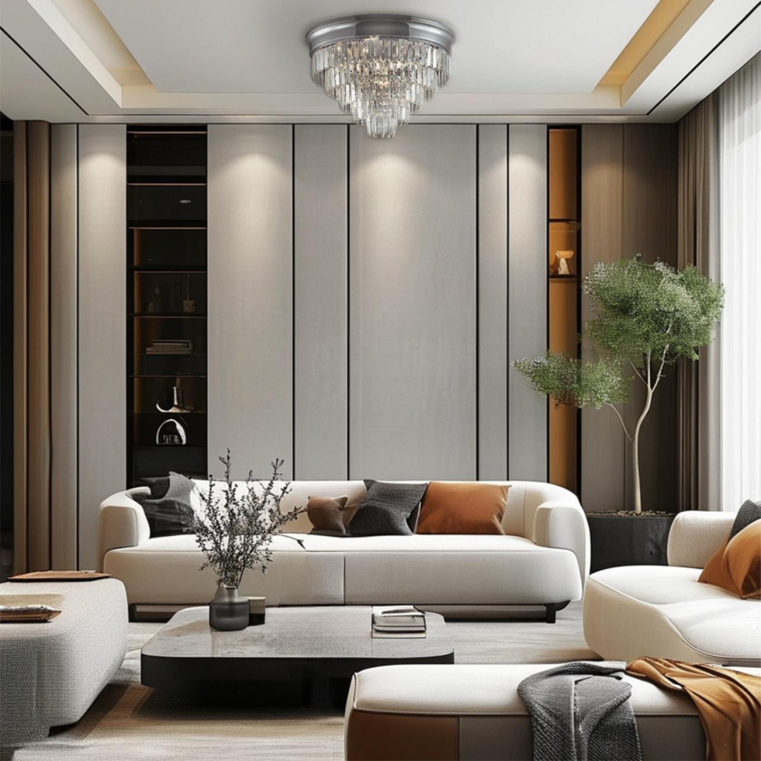 Люстра потолочная Lumion 8266/8C ZAHA