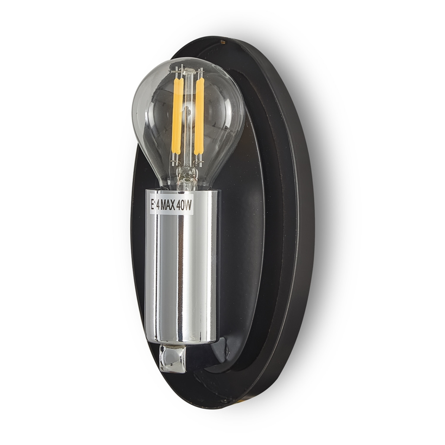 Бра MOD306WL-01CH черный Бра MOD306WL-01CH черный