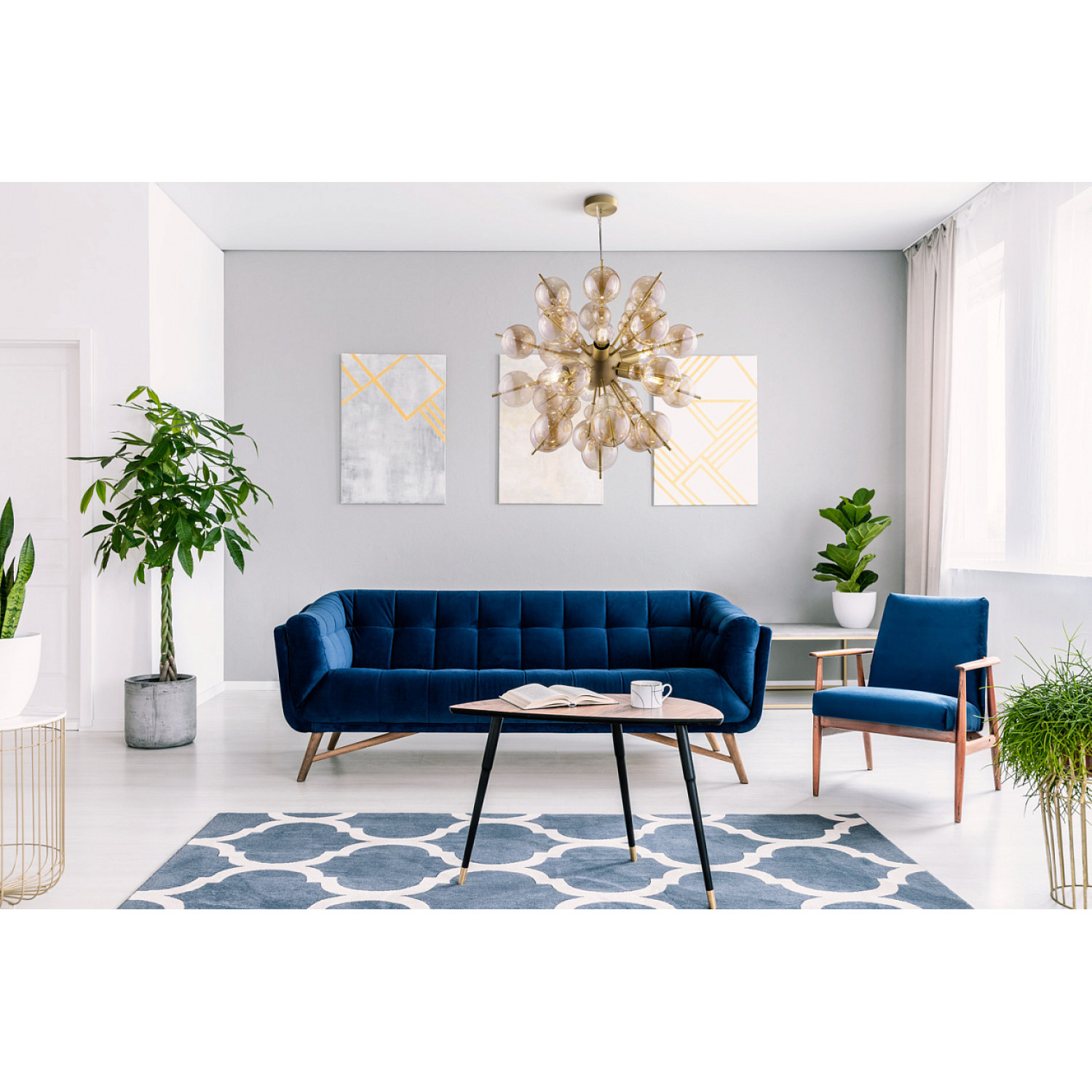 Подвесной светильник MOD133PL-06BS латунь