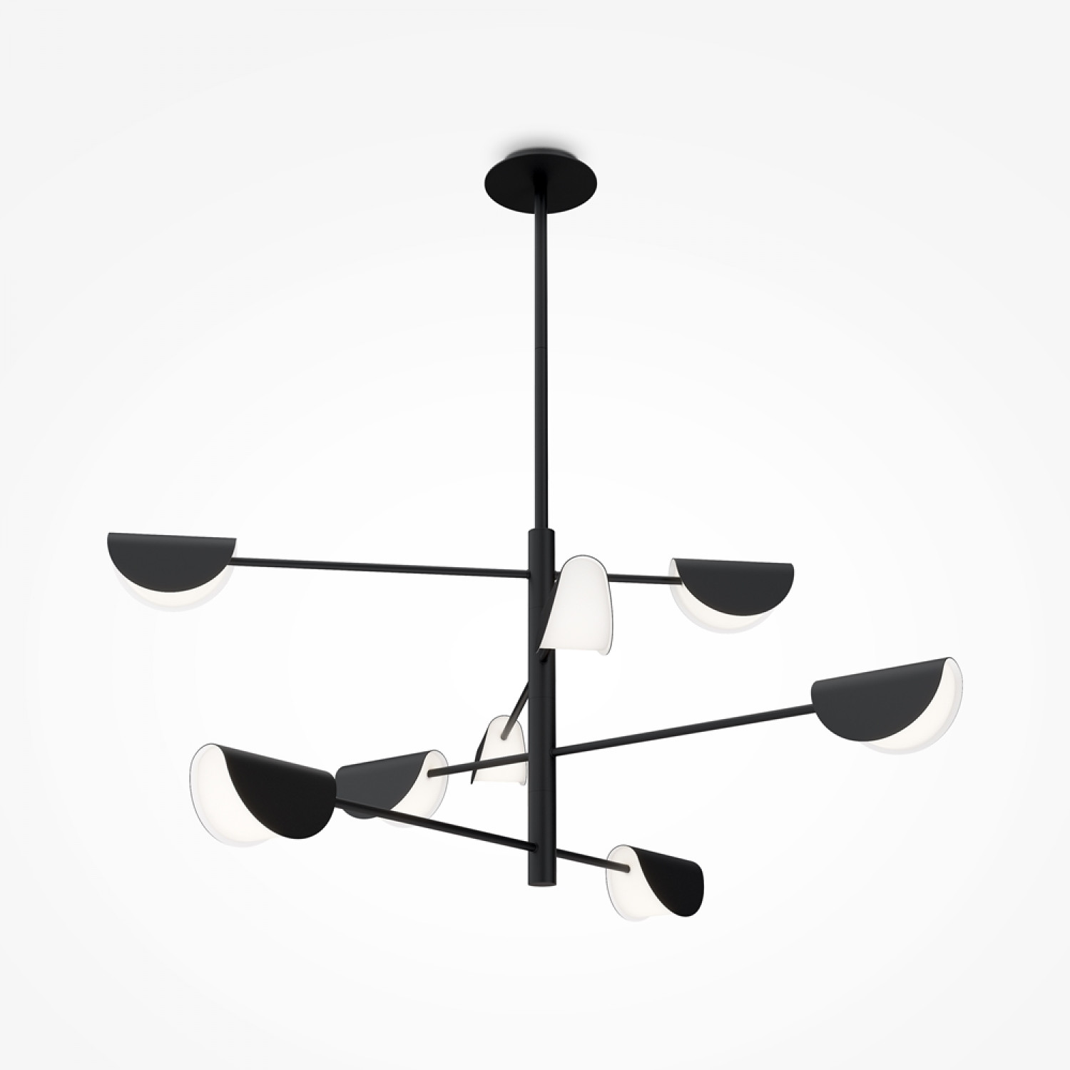 Люстра MOD126PL-08B черный Люстра MOD126PL-08B черный