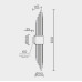 Настенный светильник MODELUX ML.516.02 CR