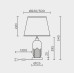 Настольный светильник MODELUX ML.6210.01TL WH
