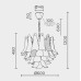Подвесная люстра MODELUX ML.6777.10P GD