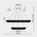 Подвесной светильник MODELUX MS.6000.800.500 GD
